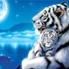 White Tiger Diamond Painting Kit - DIY
