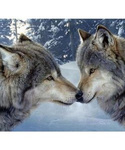 Lover Wolf Diamond Painting Kit - DIY