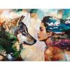 Wolf And Girl Diamond Painting Kit - DIY