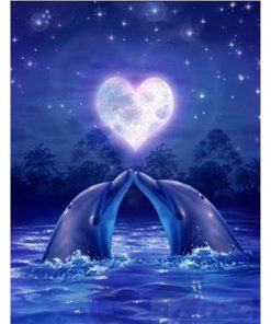Dolphins Diamond Painting Kit - DIY