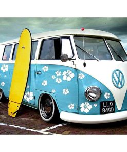 Blue Car Diamond Painting Kit - DIY