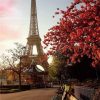 Scenery Eiffel Tower Diamond Painting Kit - DIY
