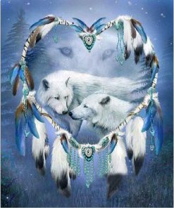 Wolf Love Diamond Painting Kit - DIY