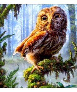 Owl Needlework Diamond Painting Kit - DIY