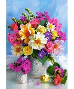 Bright Flowers Diamond Painting Kit - DIY