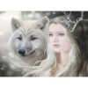 Wolf and Beauty Diamond Painting Kit - DIY