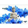Flowers And Buddha Diamond Painting Kit - DIY