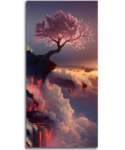 Cherry On Volcano Diamond Painting Kit - DIY