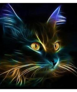 Colorful Cat Diamond Painting Kit - DIY