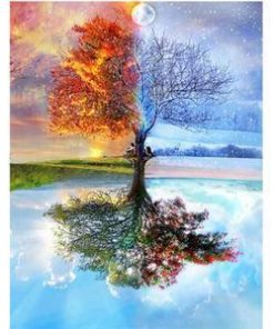 Tree Cross Diamond Painting Kit - DIY
