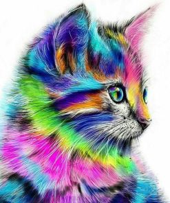 Cat Colors Diamond Painting Kit - DIY