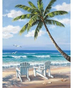 Beach & Coconut Diamond Painting Kit - DIY