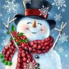 Snowman Christmas Diamond Painting Kit - DIY