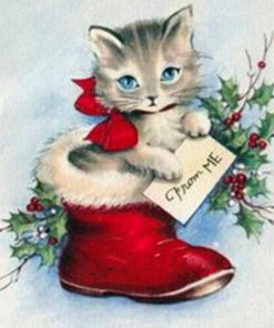 Cat In Boot Diamond Painting Kit - DIY