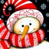 Christmas Smiling Snow Man Diamond Painting Kit - DIY