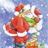 Santas Christmas Hug Diamond Painting Kit - DIY