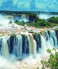 Embroidery Waterfall Diamond Painting Kit - DIY