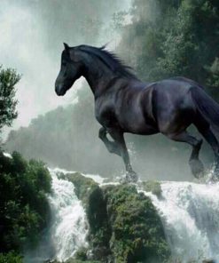 Horse Waterfall Diamond Painting Kit - DIY