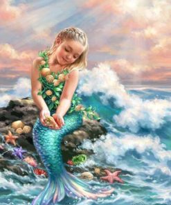 Little Mermaid Diamond Painting Kit - DIY