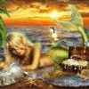 Mermaid Beach Diamond Painting Kit - DIY