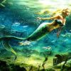 Mermaid Swimming Diamond Painting Kit - DIY