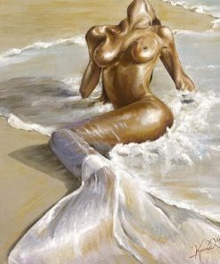 Mermaid Of Sand Diamond Painting Kit - DIY
