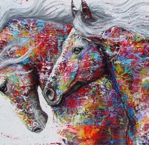 Horses Full Colors Diamond Painting Kit - DIY