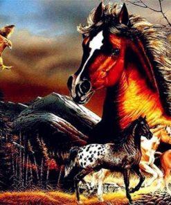 Horses Fast Diamond Painting Kit - DIY