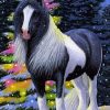 Horses Black And White Diamond Painting Kit - DIY