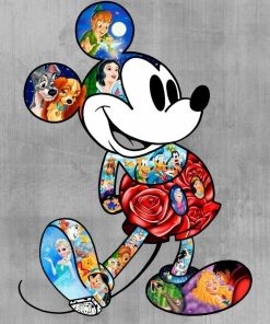 Mickey And Princesses Diamond Painting Kit - DIY