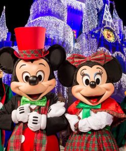 Christmas Mickey Minnie Donald Goofy Diamond Painting Kit - DIY