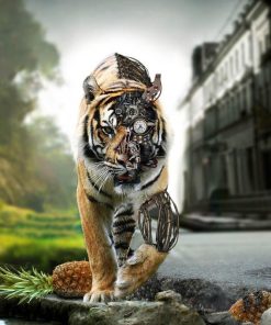 Tiger Robot Diamond Painting Kit - DIY