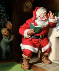 Kids And Santa Diamond Painting Kit - DIY