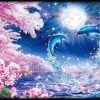 Couple Dolphin Diamond Painting Kit - DIY