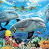 Dolphin Ocean Diamond Painting Kit - DIY