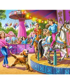 Carousel Family Diamond Painting Kit - DIY