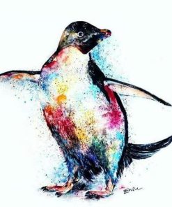 Painting Penguin Diamond Painting Kit - DIY