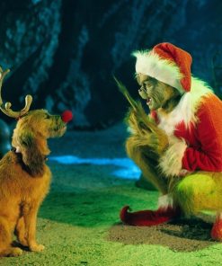 Grinch And Dog Christmas Diamond Painting Kit - DIY