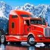 Red Truck Ice Diamond Painting Kit - DIY