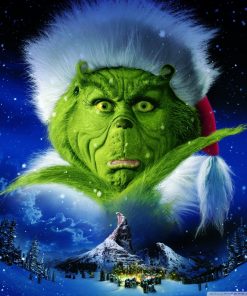Grinch Christmas Night Diamond Painting Kit - DIY