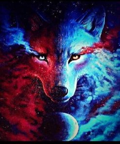 Wolf Special Colors Diamond Painting Kit - DIY