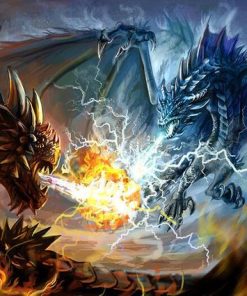 Spitfire Dragon Diamond Painting Kit - DIY