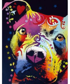 Pitbull Colors Diamond Painting Kit - DIY