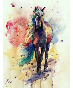 Multi Color Horse Diamond Painting Kit - DIY
