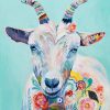 Watercolor Goat Diamond Painting Kit - DIY