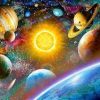 Space Planet Big Star Diamond Painting Kit - DIY