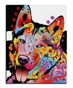 Husky Colors Diamond Painting Kit - DIY