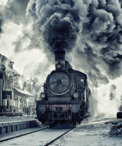 Landscape Train Diamond Painting Kit - DIY