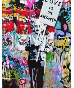 Rainbow Einstein Diamond Painting Kit - DIY