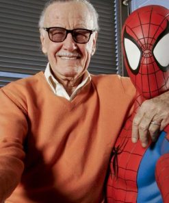Stan Lee And Spiderman Diamond Painting Kit - DIY